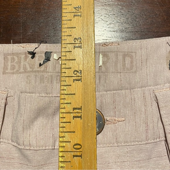 BKE Buckle Mens Hybrid Shorts Size 38 Beige Flat Front Light Weight Polyester - Picture 3 of 8